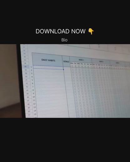 Ultimate Monthly Habit Tracker for Google Sheets